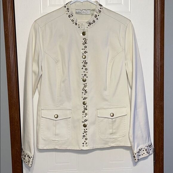 Susan Bristol TWO (2) Piece | Safari Line | Jacket and Matching Top Size 8 - Picture 8 of 16